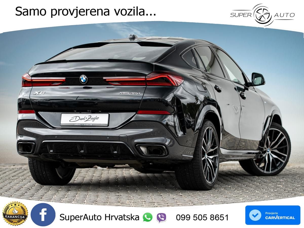 BMW X6 30d (298 KS) xDrive Steptronic M Sport ZRAČNI+ACC+GR SJED+KAM+PANO