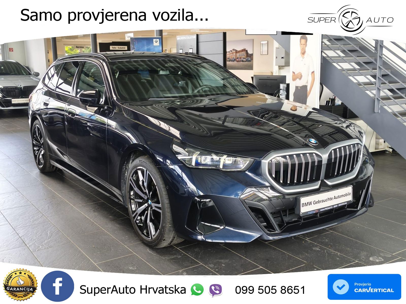 BMW 520i Touring (208 KS) Steptronic M Sport LED+GR SJED+ACC