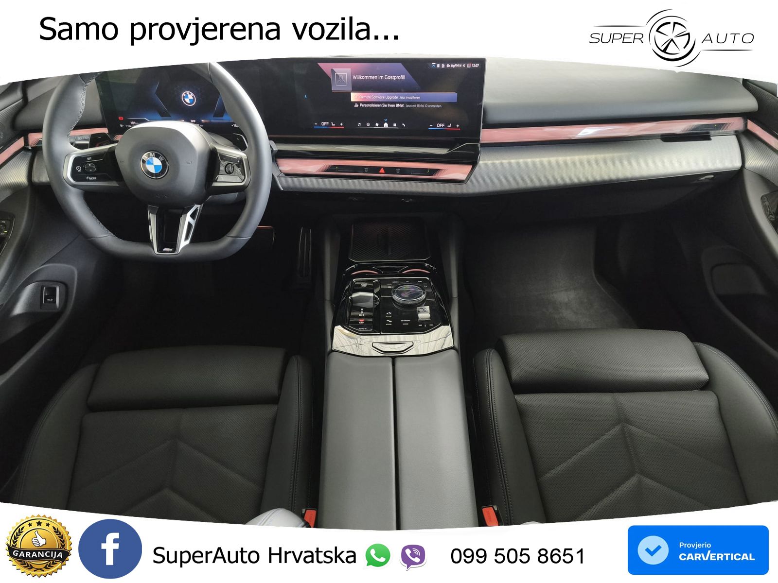 BMW 520i Touring (208 KS) Steptronic M Sport LED+GR SJED+ACC