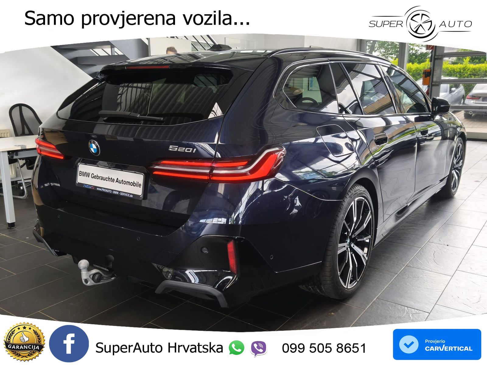 BMW 520i Touring (208 KS) Steptronic M Sport LED+GR SJED+ACC