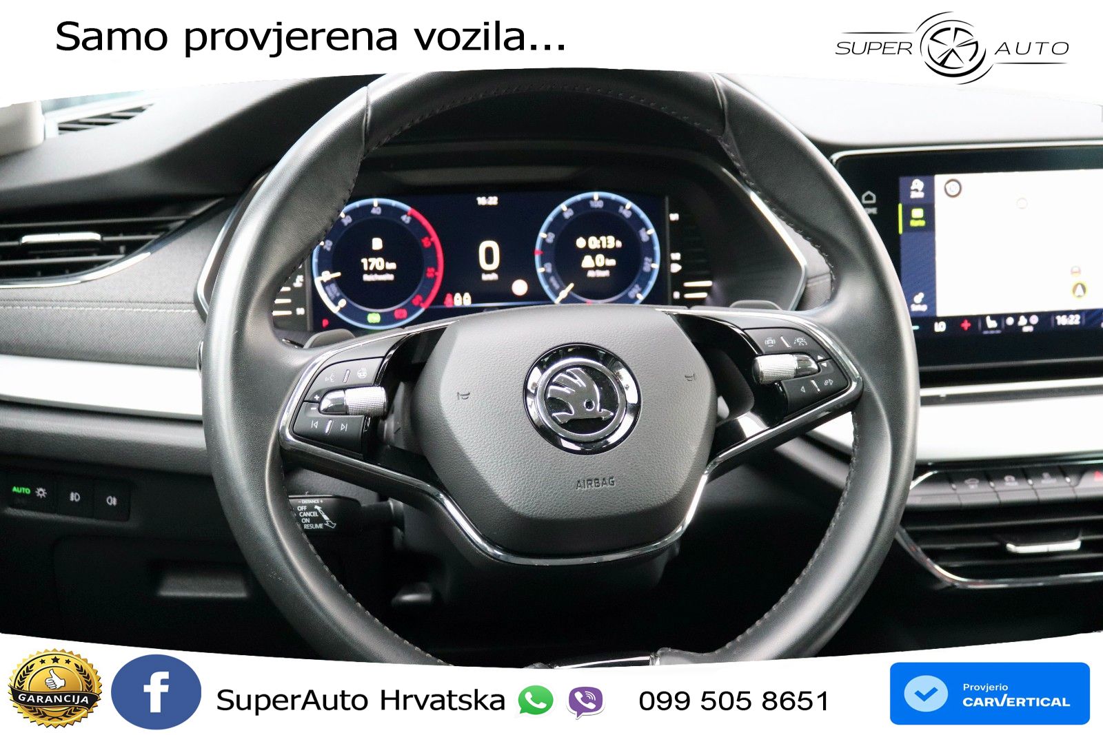 Škoda Octavia Combi 2.0 TDI (150 KS) DSG LED+GR SJED+ACC