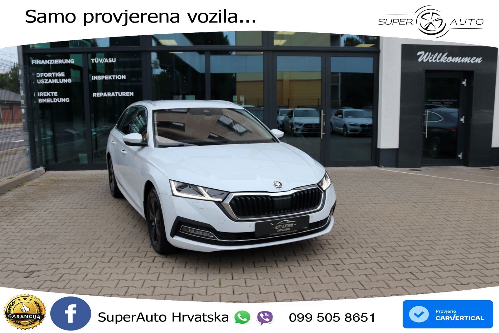 Škoda Octavia Combi 2.0 TDI (150 KS) DSG LED+GR SJED+ACC