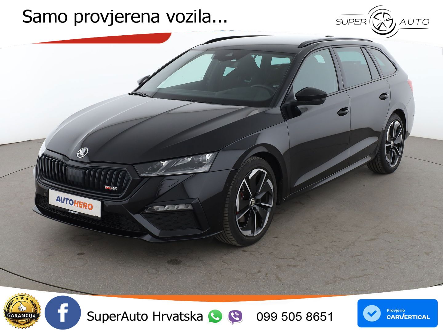 Škoda Octavia Combi RS 2.0 TDI (200 KS) DSG LED+GR SJED+ACC