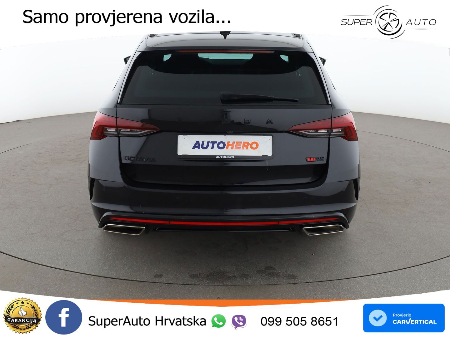 Škoda Octavia Combi RS 2.0 TDI (200 KS) DSG LED+GR SJED+ACC