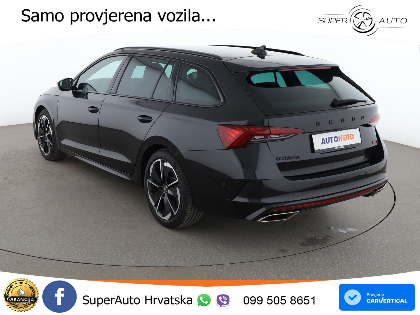 Škoda Octavia Combi RS 2.0 TDI (200 KS) DSG LED+GR SJED+ACC