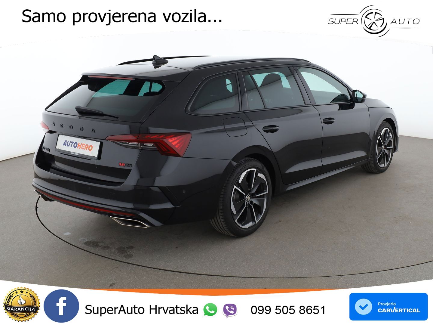 Škoda Octavia Combi RS 2.0 TDI (200 KS) DSG LED+GR SJED+ACC