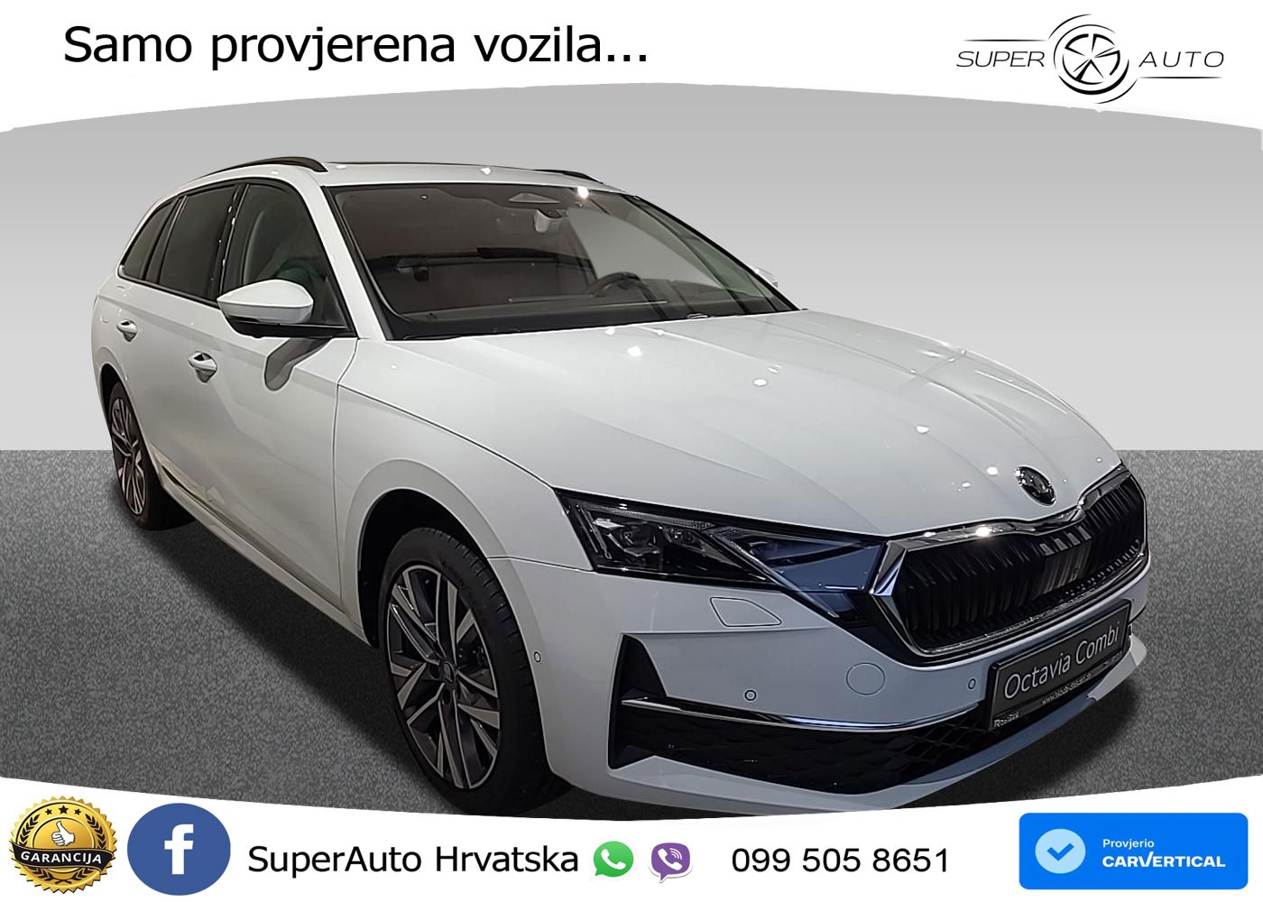 Škoda Octavia Combi 1.5 TSI (150 KS) DSG LED+GR SJED+ACC