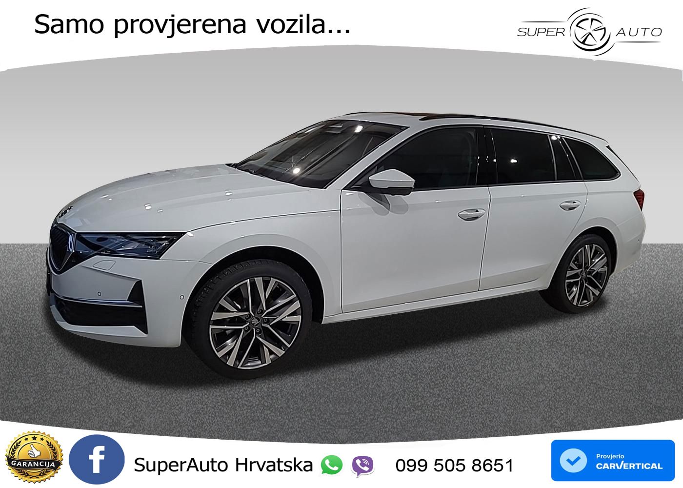 Škoda Octavia Combi 1.5 TSI (150 KS) DSG LED+GR SJED+ACC