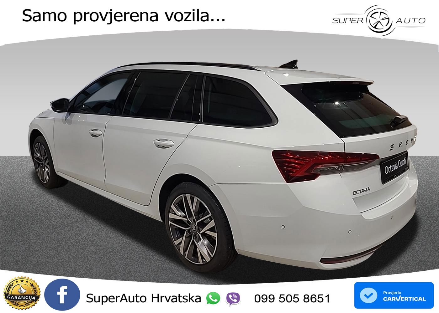 Škoda Octavia Combi 1.5 TSI (150 KS) DSG LED+GR SJED+ACC