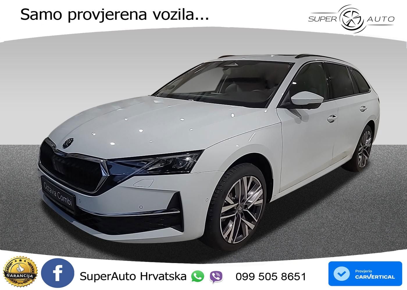 Škoda Octavia Combi 1.5 TSI (150 KS) DSG LED+GR SJED+ACC