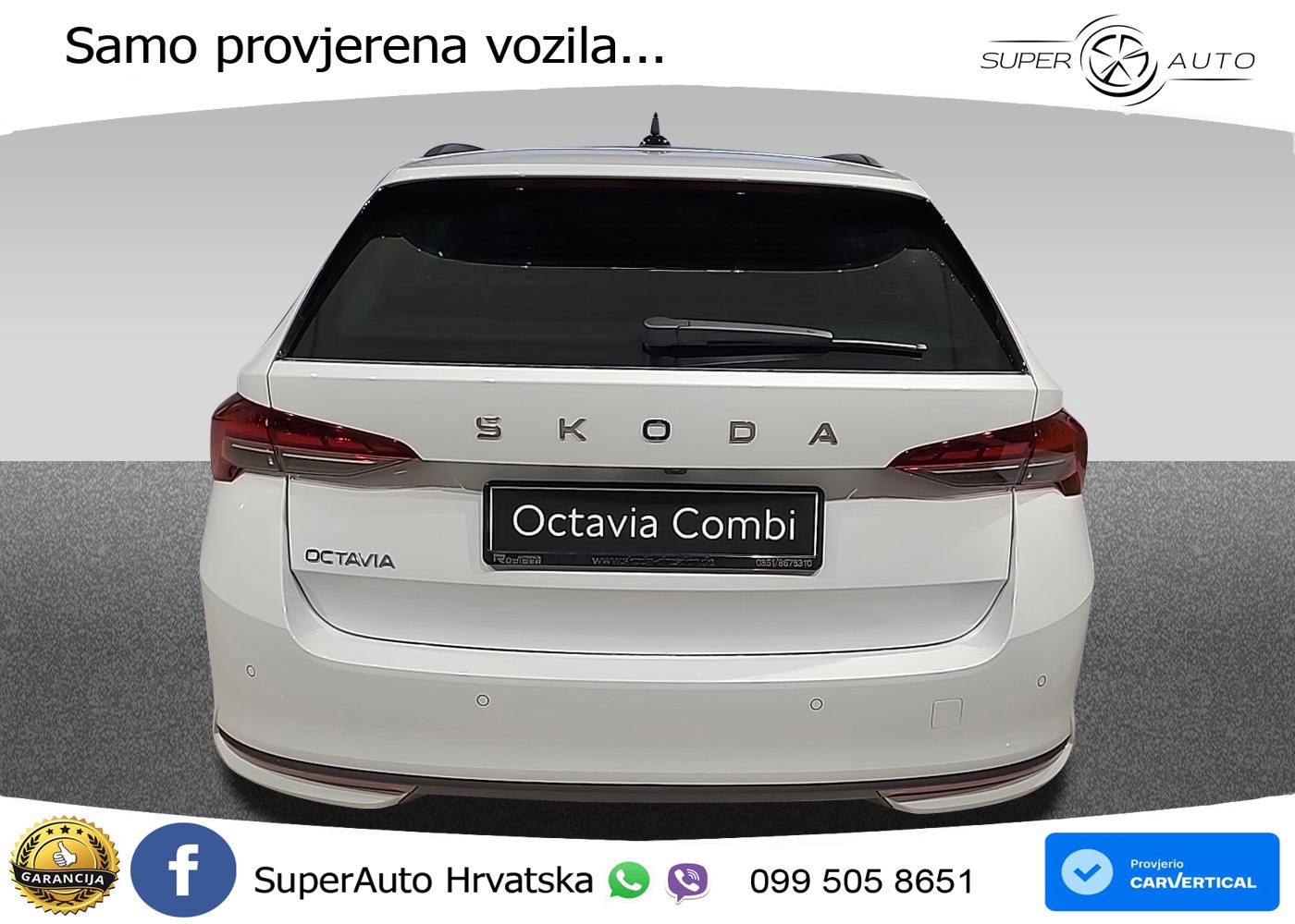 Škoda Octavia Combi 1.5 TSI (150 KS) DSG LED+GR SJED+ACC
