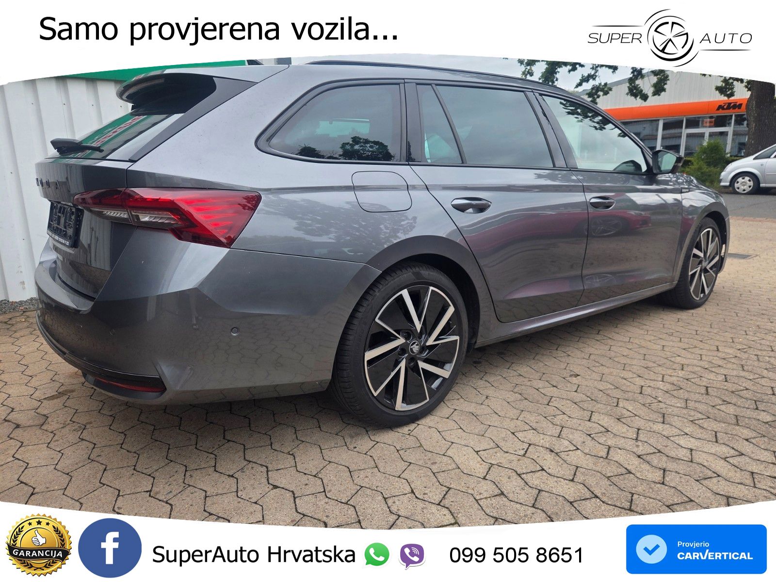 Škoda Octavia Combi 2.0 TDI (150 KS) DSG SportLine LED+GR SJED+ACC