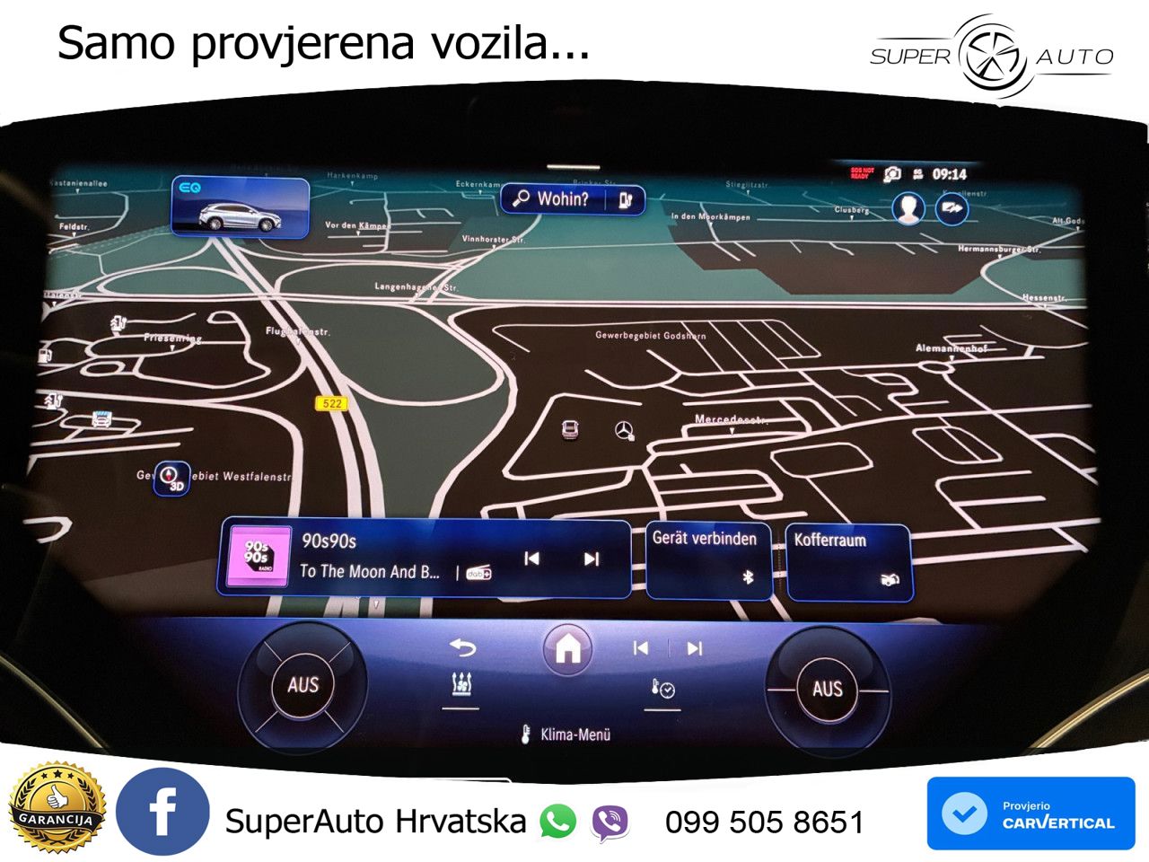 Mercedes EQE SUV 350 100 kWh (292 KS) 4MATIC AMG ZRAČNI+ACC+GR SJED+KAM+PANO