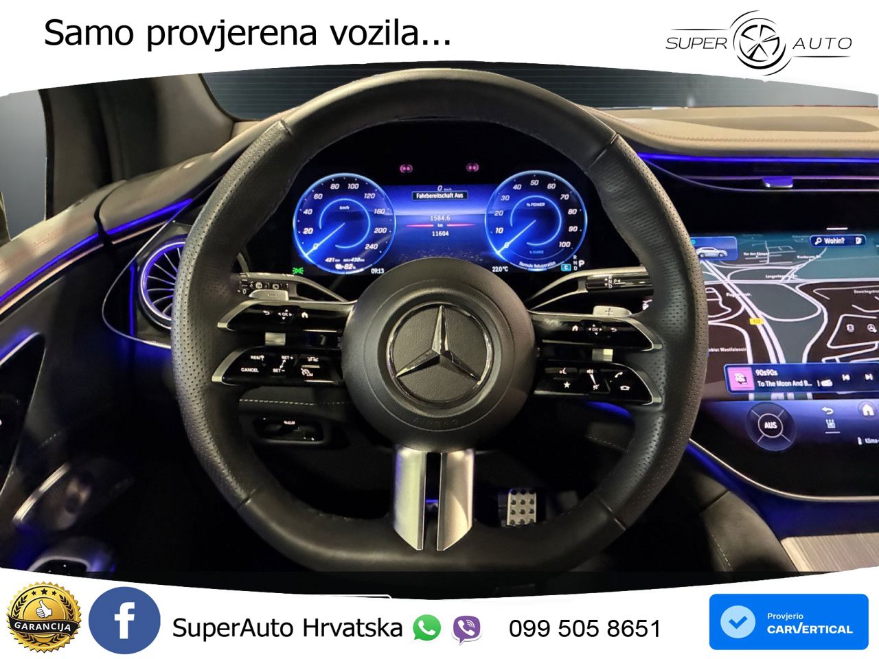 Mercedes EQE SUV 350 100 kWh (292 KS) 4MATIC AMG ZRAČNI+ACC+GR SJED+KAM+PANO