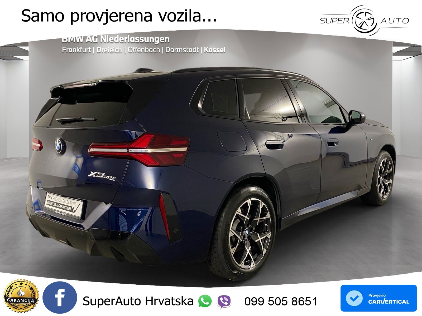 BMW X3 30e xDrive Steptronic M Sport LED+GR SJED+ACC