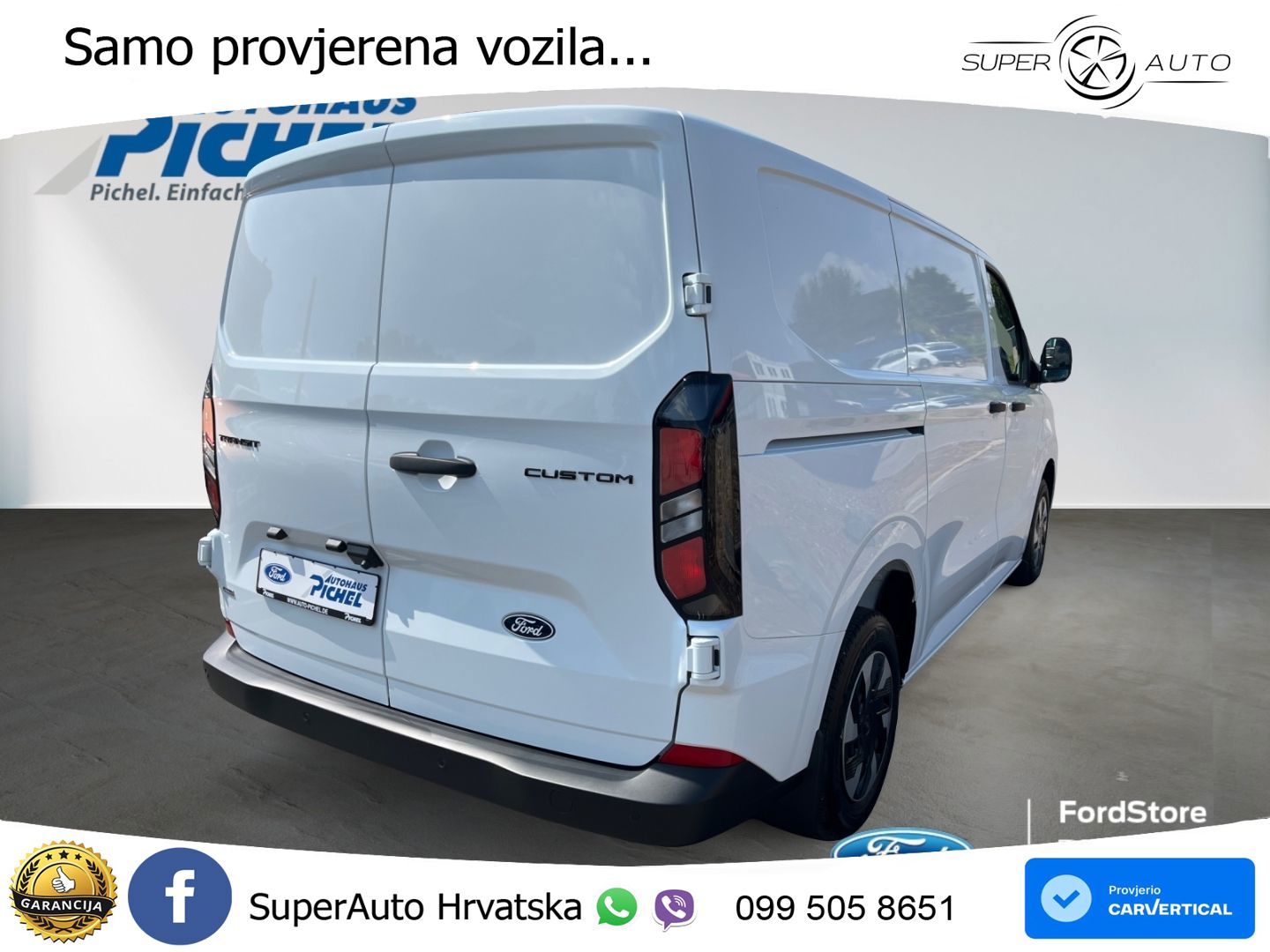 Ford Transit Custom Kasten 320 L1 Trend PHEV AHK fest 232 KS