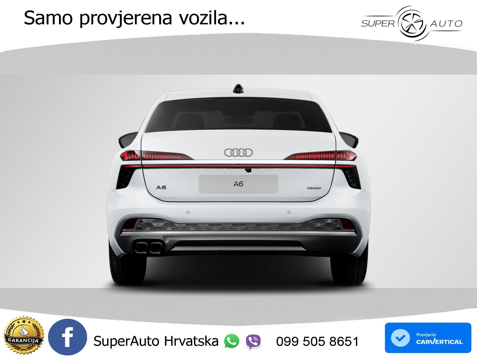 Audi A6 2.0 TDI (204 KS) quattro S tronic LED+GR SJED+ACC