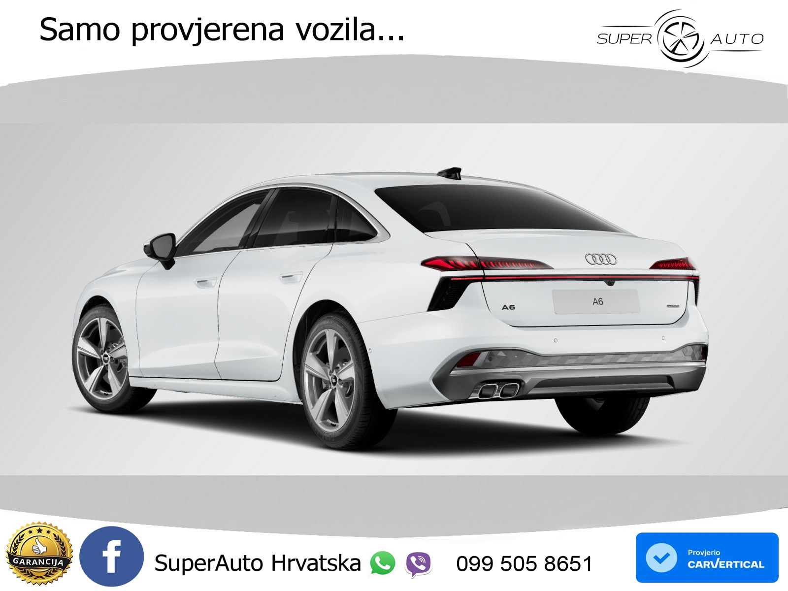 Audi A6 2.0 TDI (204 KS) quattro S tronic LED+GR SJED+ACC