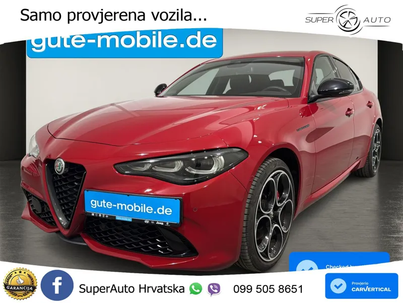 Alfa Romeo Giulia 2.0 Turbo (280 KS) Q4 Automatic LED+GR SJED+ACC