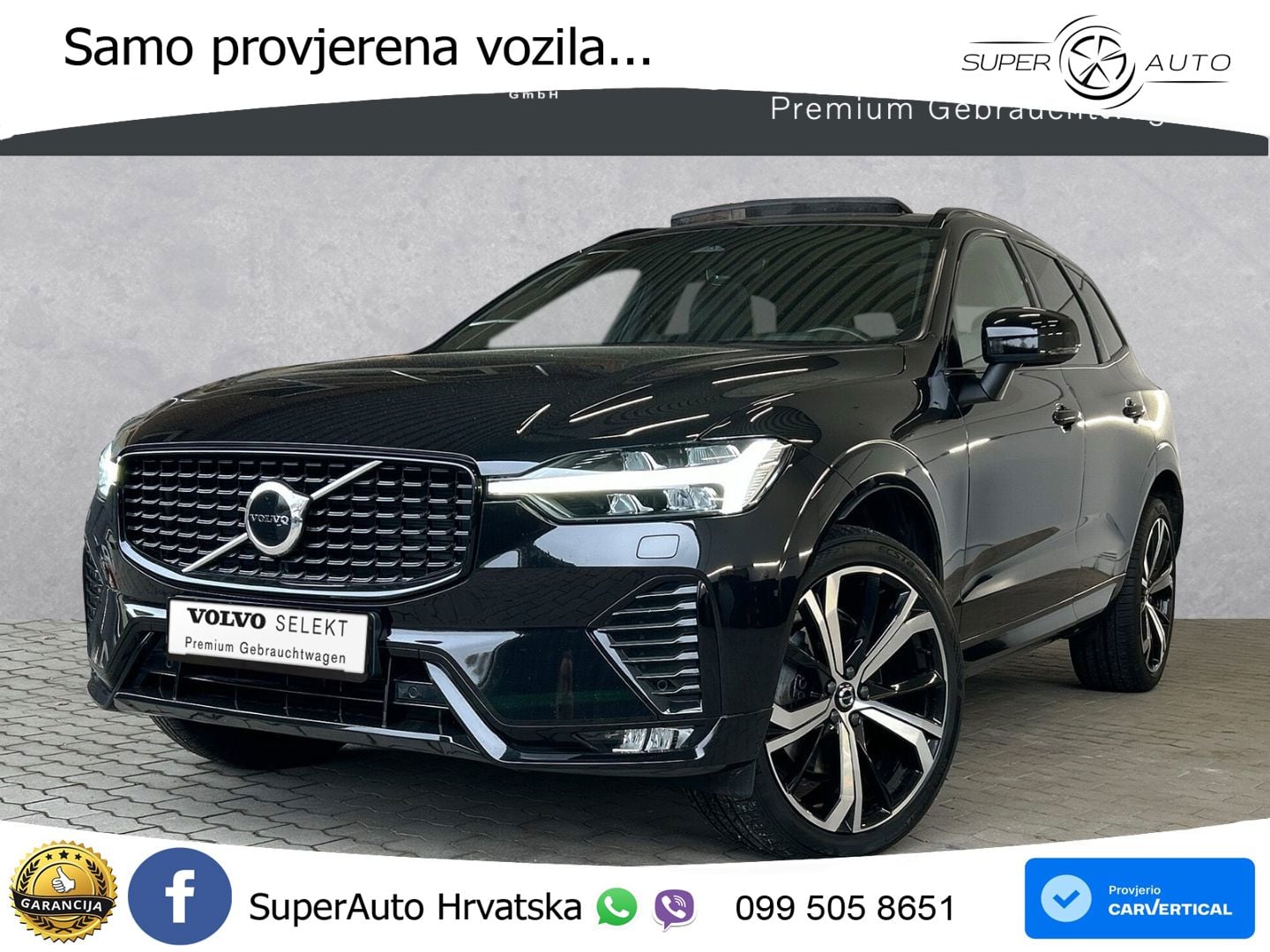 Volvo XC60 B5 Diesel AWD Geartronic ZRAČNI+ACC+GR SJED+KAM+PANO