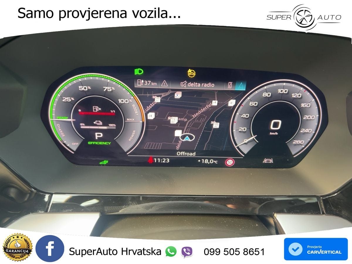 Audi A3 40 TFSIe (204 KS) S tronic S line MATRIX+GR SJED+KAM