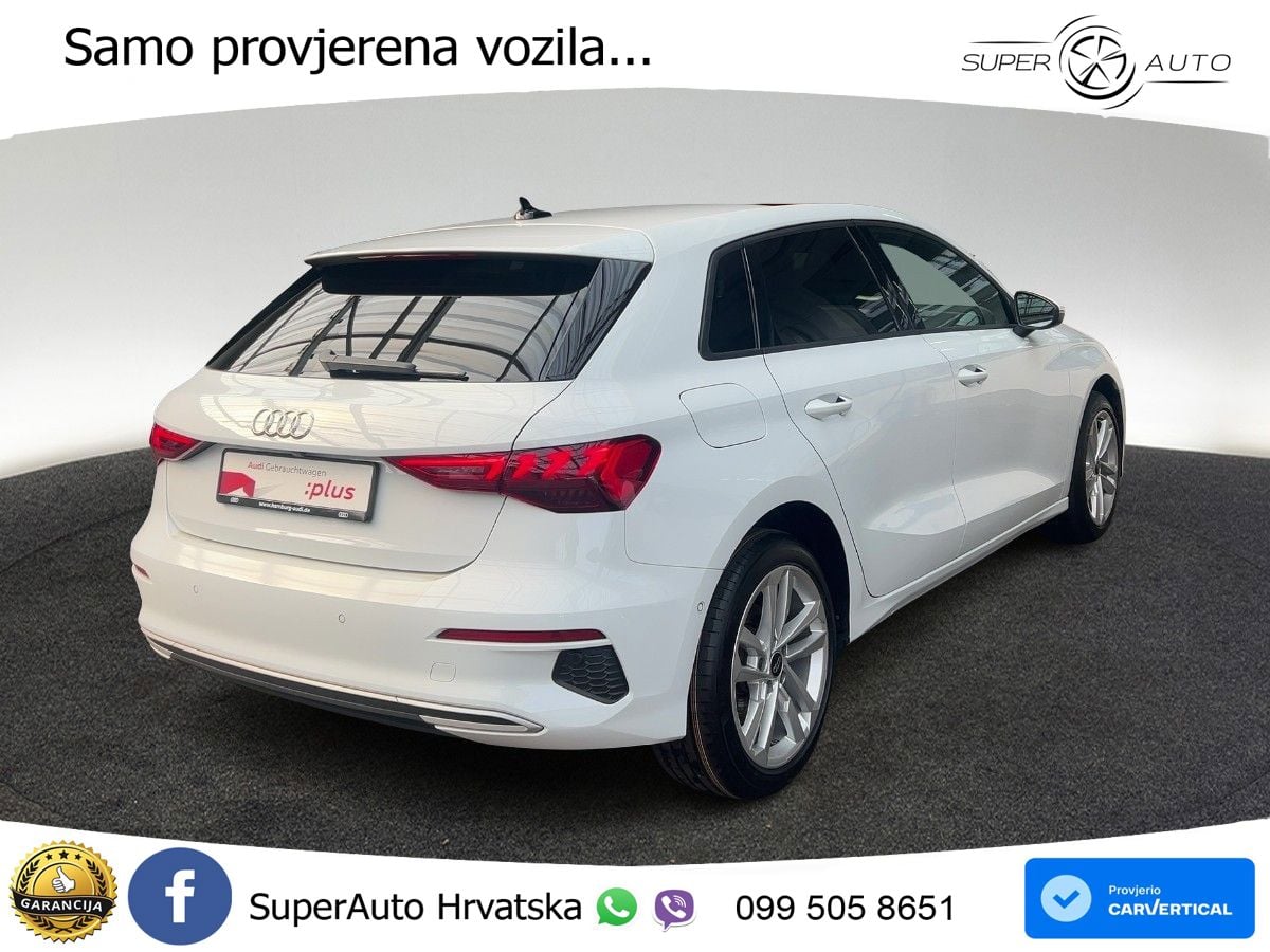 Audi A3 40 TFSIe (204 KS) S tronic S line MATRIX+GR SJED+KAM