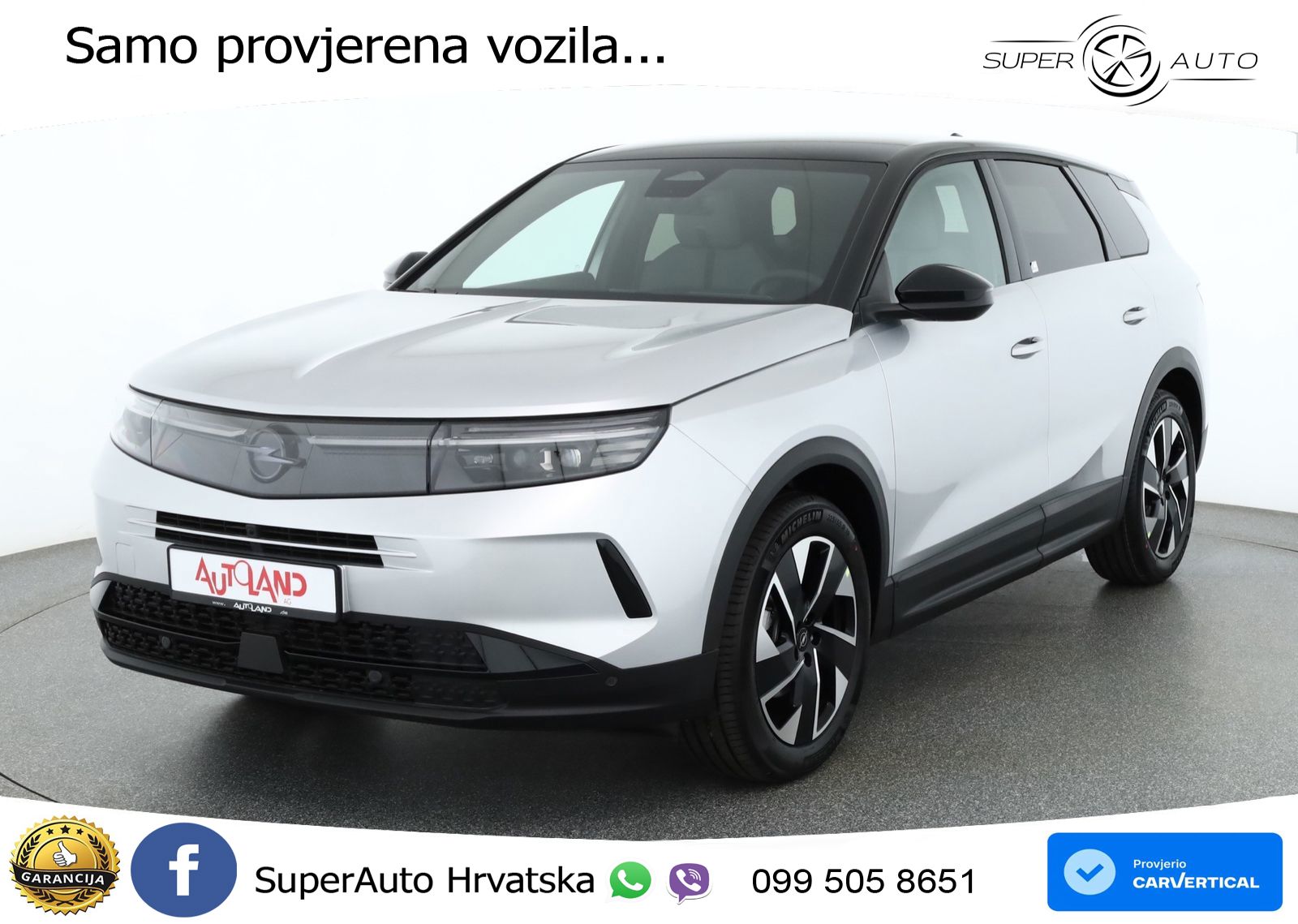 Opel Grandland 1.2 Turbo (145 KS) Hybrid eDCT Ultimate ACC+HEAD+GR SJED+360+PANO