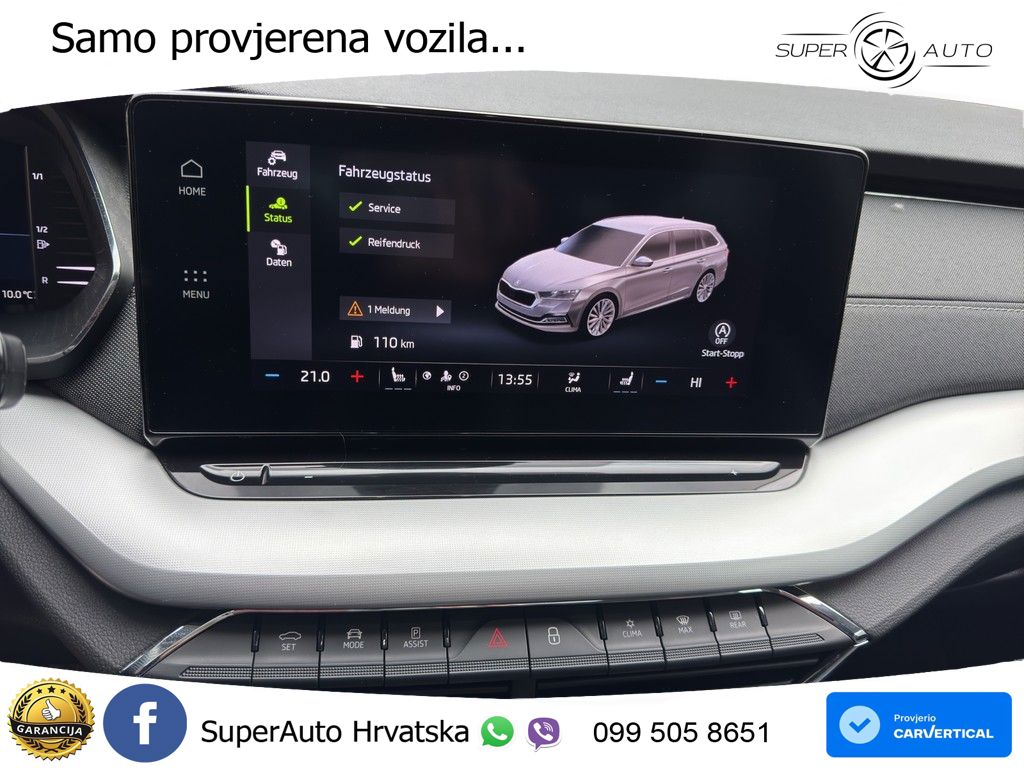 Škoda Octavia Combi 2.0 TDI (150 KS) DSG LED+GR SJED+ACC