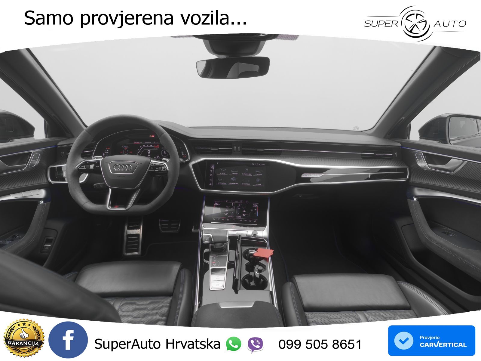 Audi RS6 Avant 4.0 TFSI V8 performance (630 KS)  quattro tiptronic LED+GR SJED+ACC