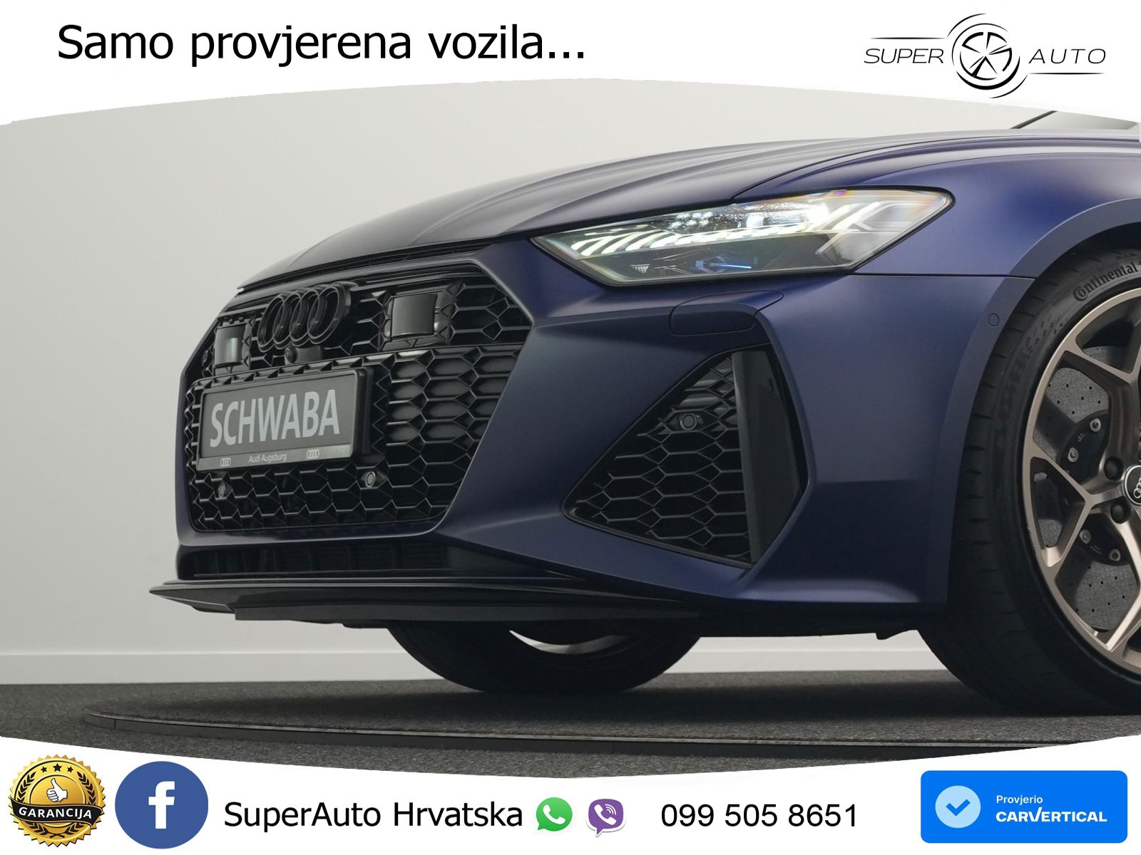 Audi RS6 Avant 4.0 TFSI V8 performance (630 KS)  quattro tiptronic LED+GR SJED+ACC