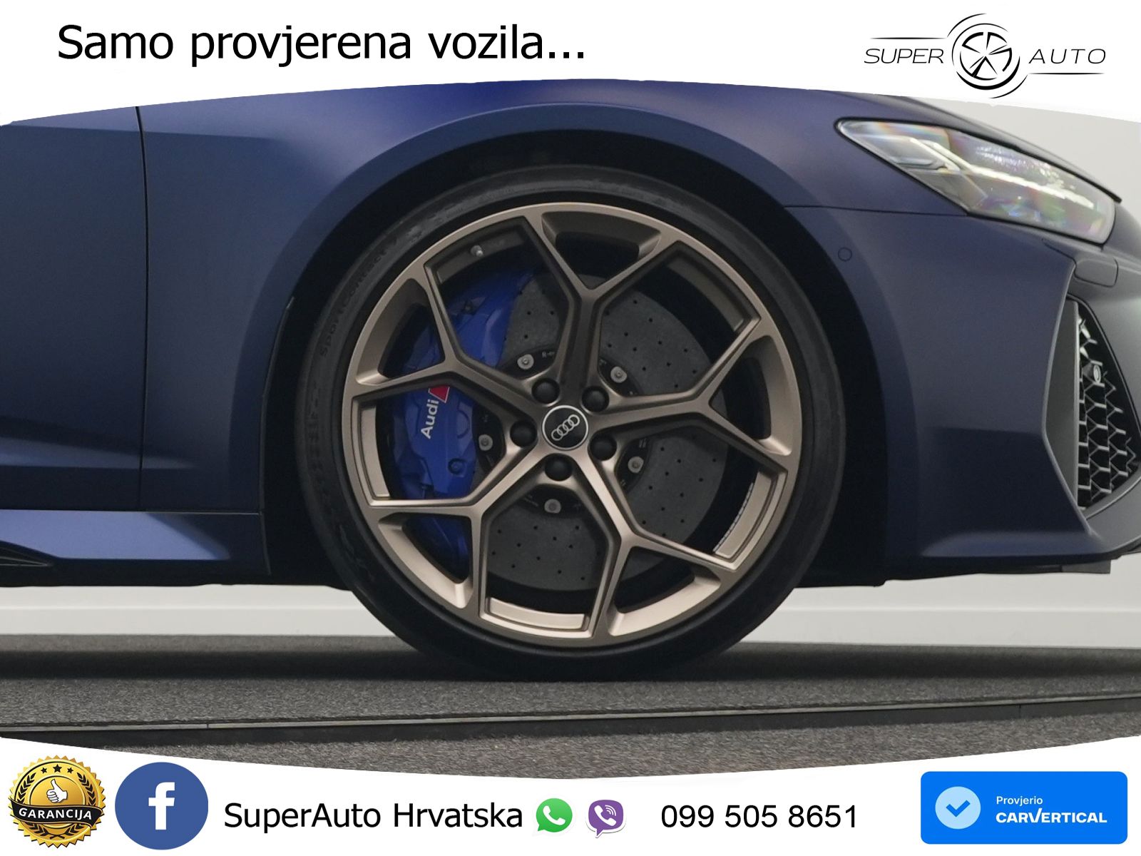 Audi RS6 Avant 4.0 TFSI V8 performance (630 KS)  quattro tiptronic LED+GR SJED+ACC