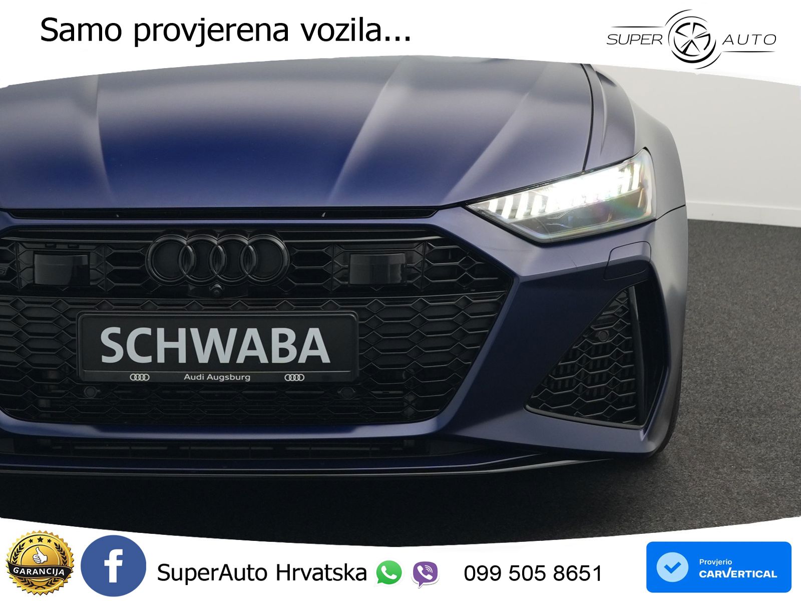 Audi RS6 Avant 4.0 TFSI V8 performance (630 KS)  quattro tiptronic LED+GR SJED+ACC