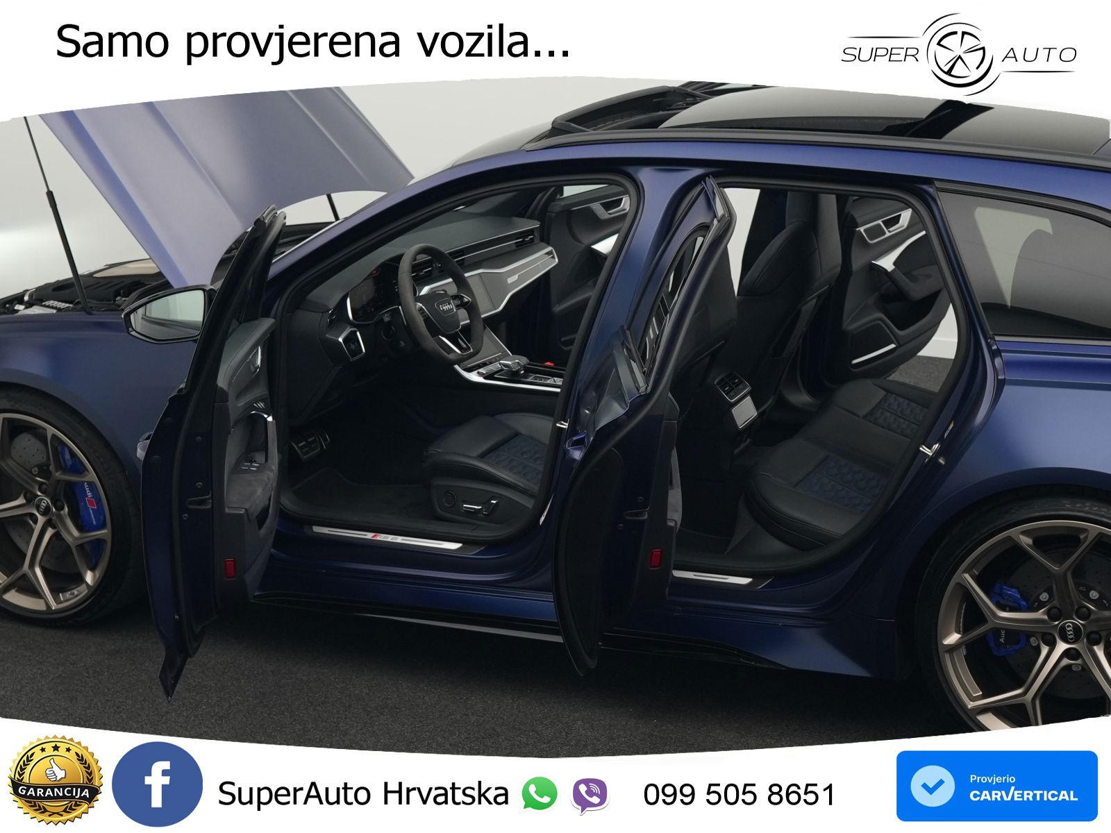 Audi RS6 Avant 4.0 TFSI V8 performance (630 KS)  quattro tiptronic LED+GR SJED+ACC