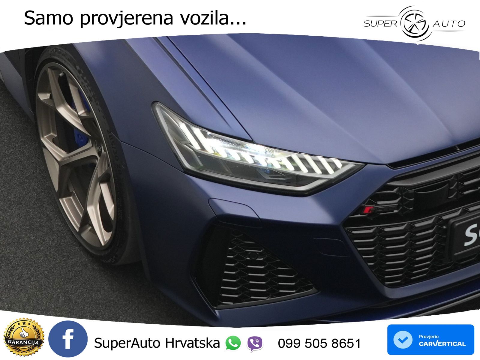 Audi RS6 Avant 4.0 TFSI V8 performance (630 KS)  quattro tiptronic LED+GR SJED+ACC
