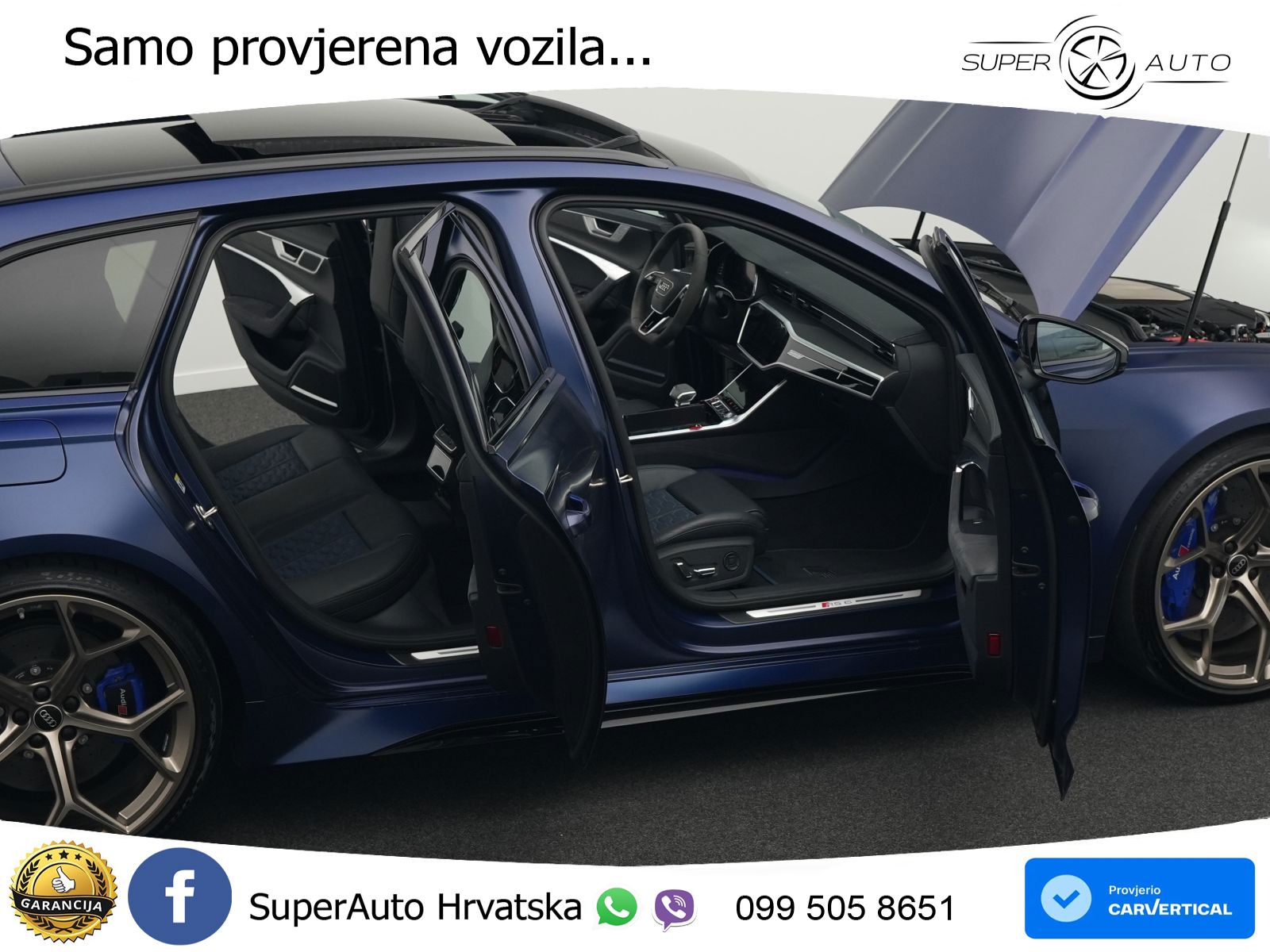Audi RS6 Avant 4.0 TFSI V8 performance (630 KS)  quattro tiptronic LED+GR SJED+ACC