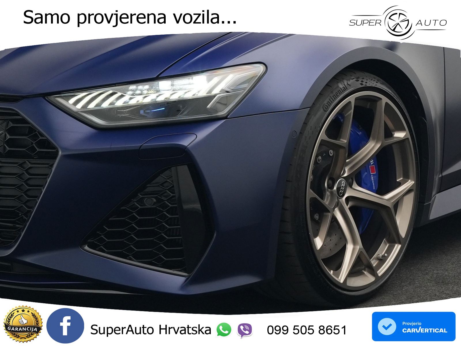 Audi RS6 Avant 4.0 TFSI V8 performance (630 KS)  quattro tiptronic LED+GR SJED+ACC