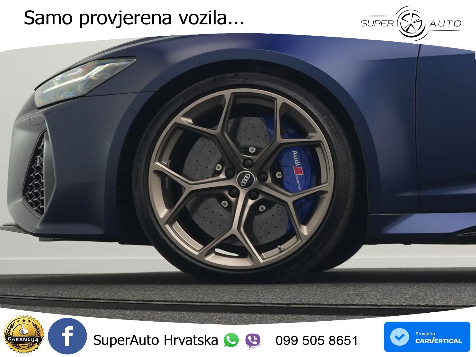 Audi RS6 Avant 4.0 TFSI V8 performance (630 KS)  quattro tiptronic LED+GR SJED+ACC