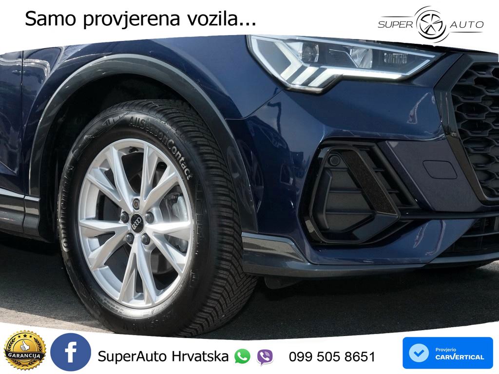 Audi Q3 Sportback 35 TDI (150 KS) S tronic S line LED+GR SJED+ACC