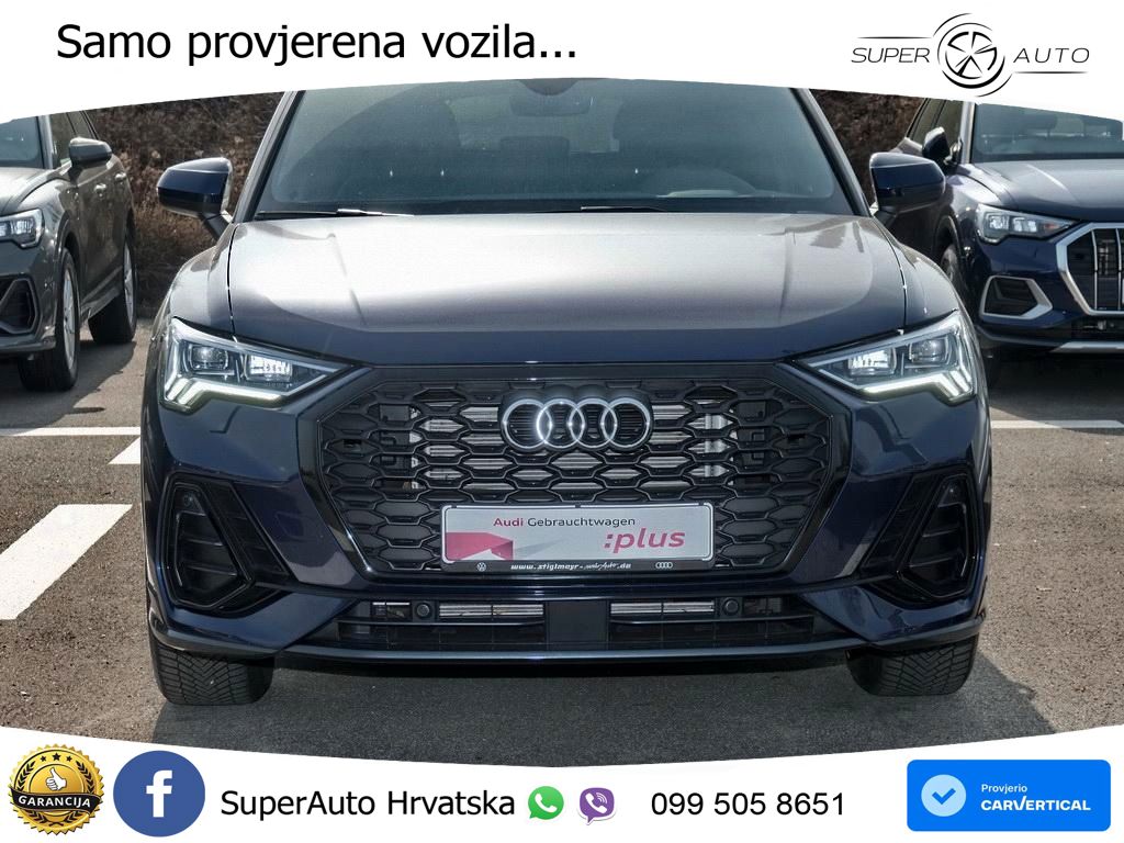 Audi Q3 Sportback 35 TDI (150 KS) S tronic S line LED+GR SJED+ACC