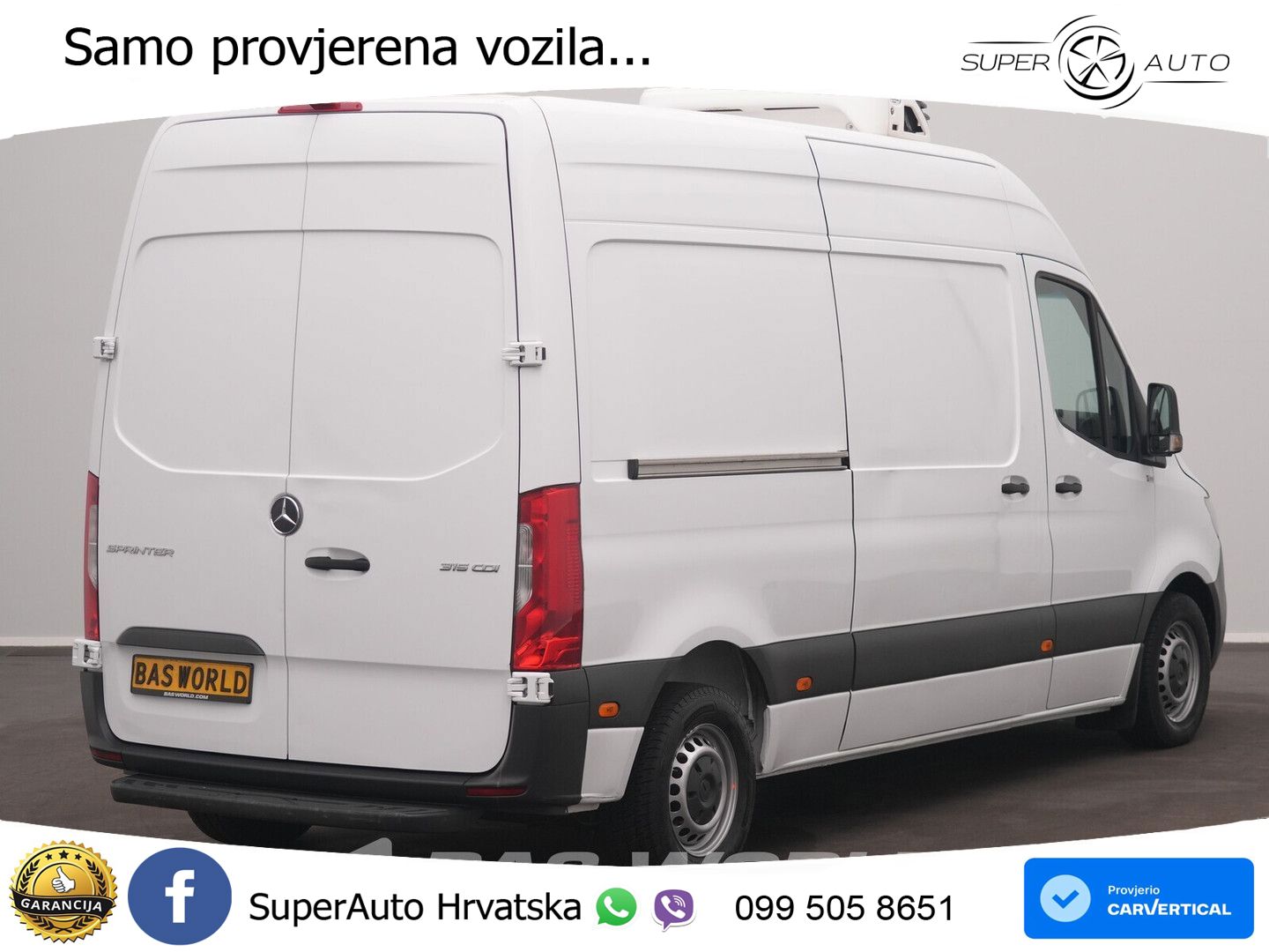 Mercedes-Benz Sprinter 315 CDI Koel/Vrieswagen L2H2 Carrier -1 150 KS