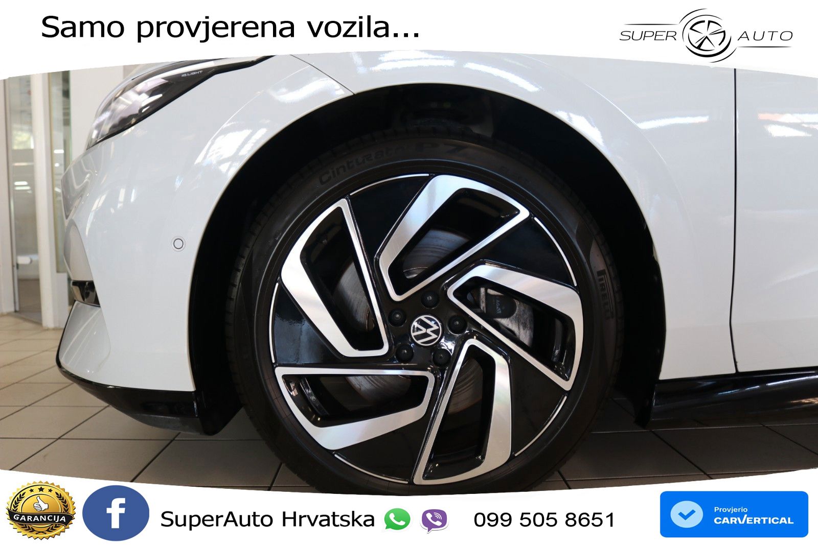 Volkswagen ID.7 Pro 82 kWh (286 KS) LED+GR SJED+ACC