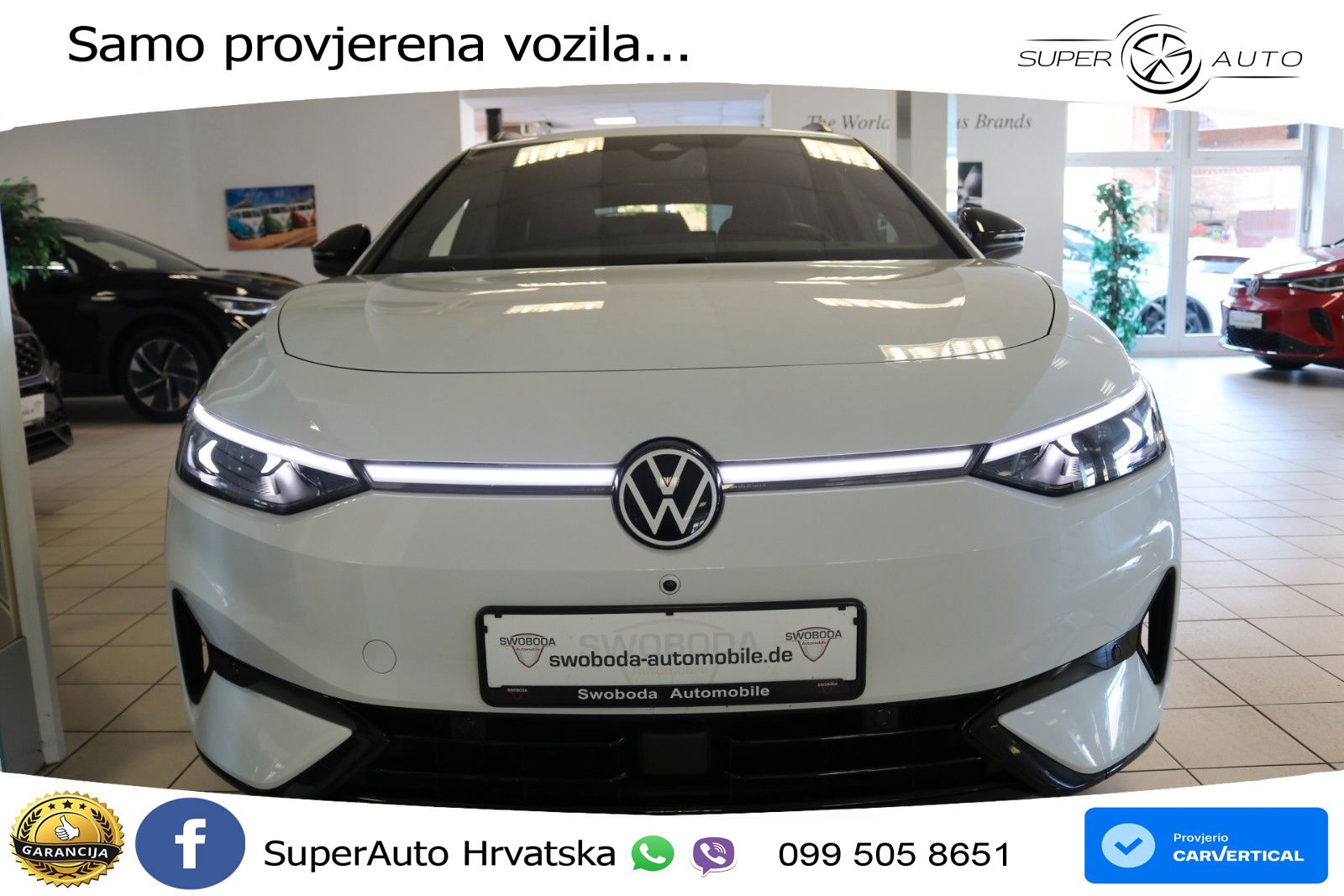 Volkswagen ID.7 Pro 82 kWh (286 KS) LED+GR SJED+ACC