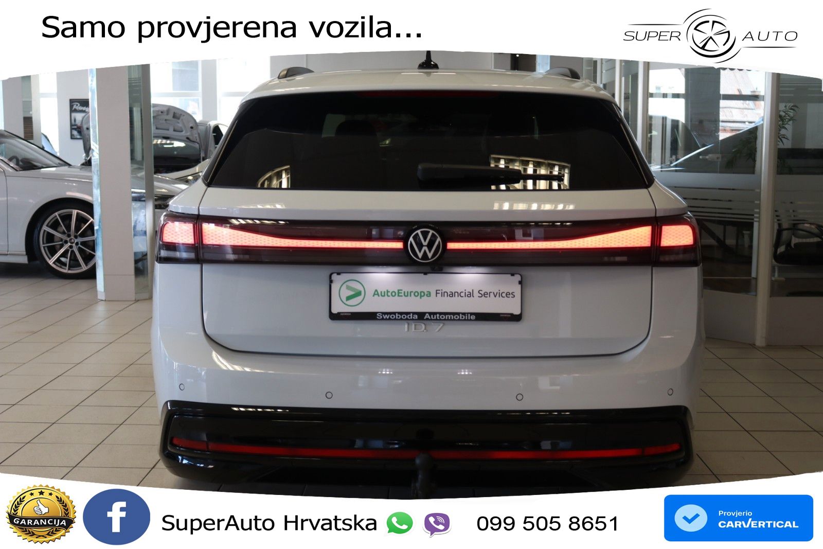 Volkswagen ID.7 Pro 82 kWh (286 KS) LED+GR SJED+ACC
