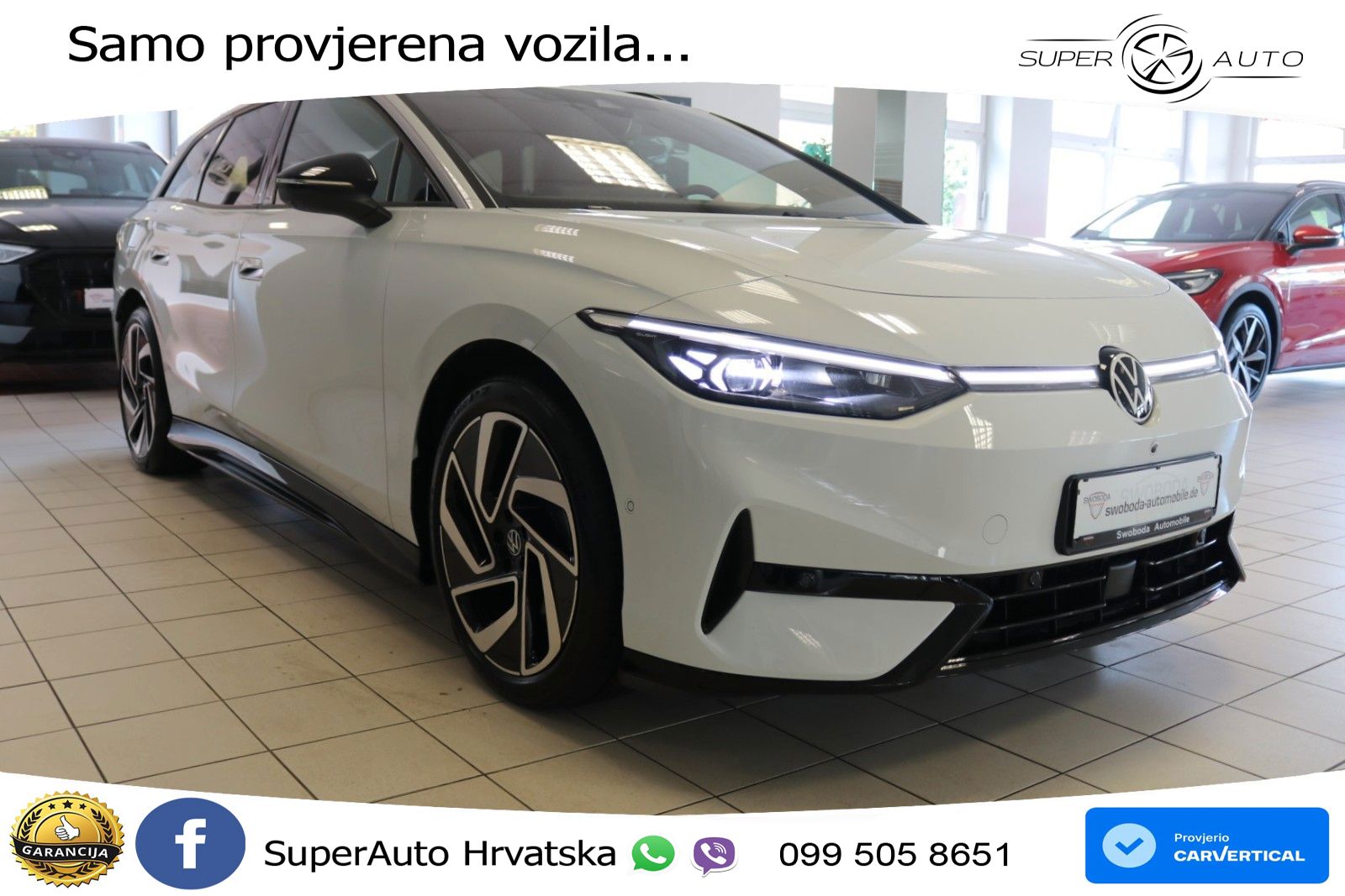 Volkswagen ID.7 Pro 82 kWh (286 KS) LED+GR SJED+ACC