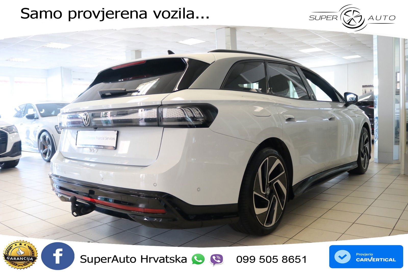 Volkswagen ID.7 Pro 82 kWh (286 KS) LED+GR SJED+ACC