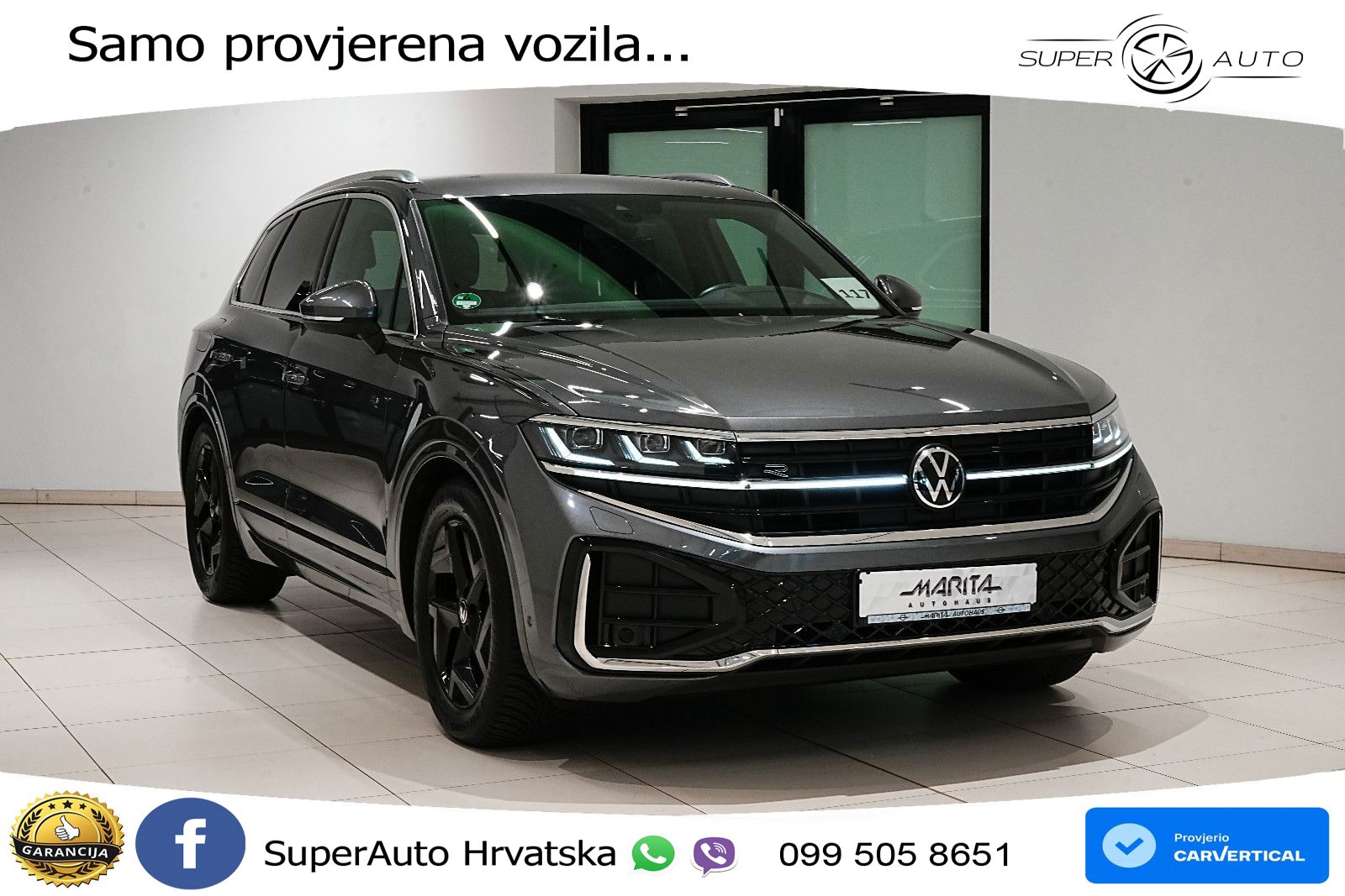 Volkswagen Touareg 3.0 V6 TDI (231 KS) 4MOTION Tiptronic ZRAČNI+ACC+4xGR SJED+KAM