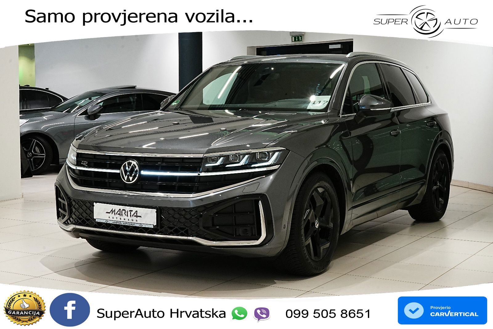 Volkswagen Touareg 3.0 V6 TDI (231 KS) 4MOTION Tiptronic ZRAČNI+ACC+4xGR SJED+KAM