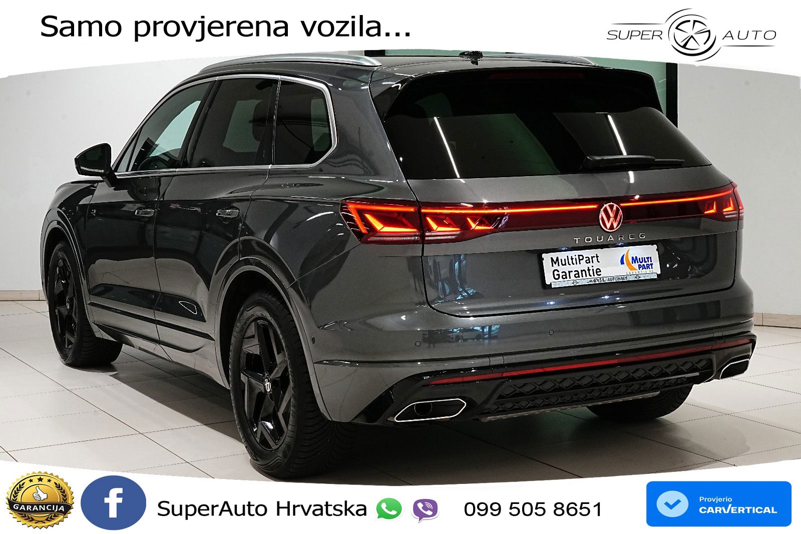 Volkswagen Touareg 3.0 V6 TDI (231 KS) 4MOTION Tiptronic ZRAČNI+ACC+4xGR SJED+KAM