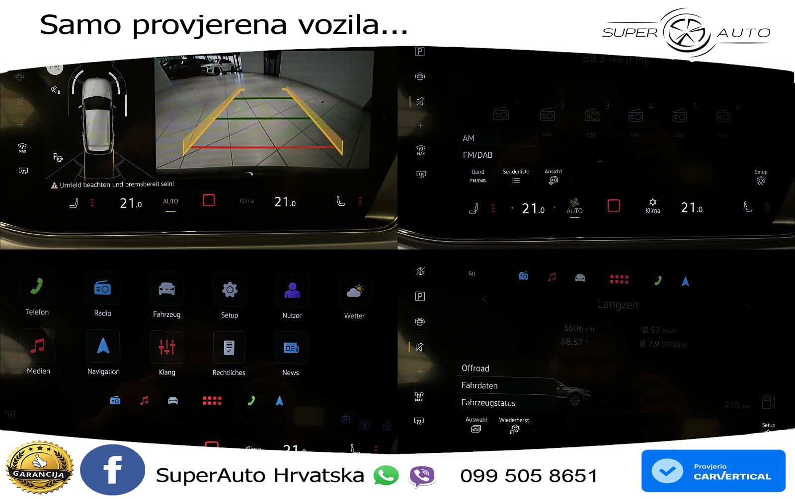 Volkswagen Touareg 3.0 V6 TDI (231 KS) 4MOTION Tiptronic ZRAČNI+ACC+4xGR SJED+KAM