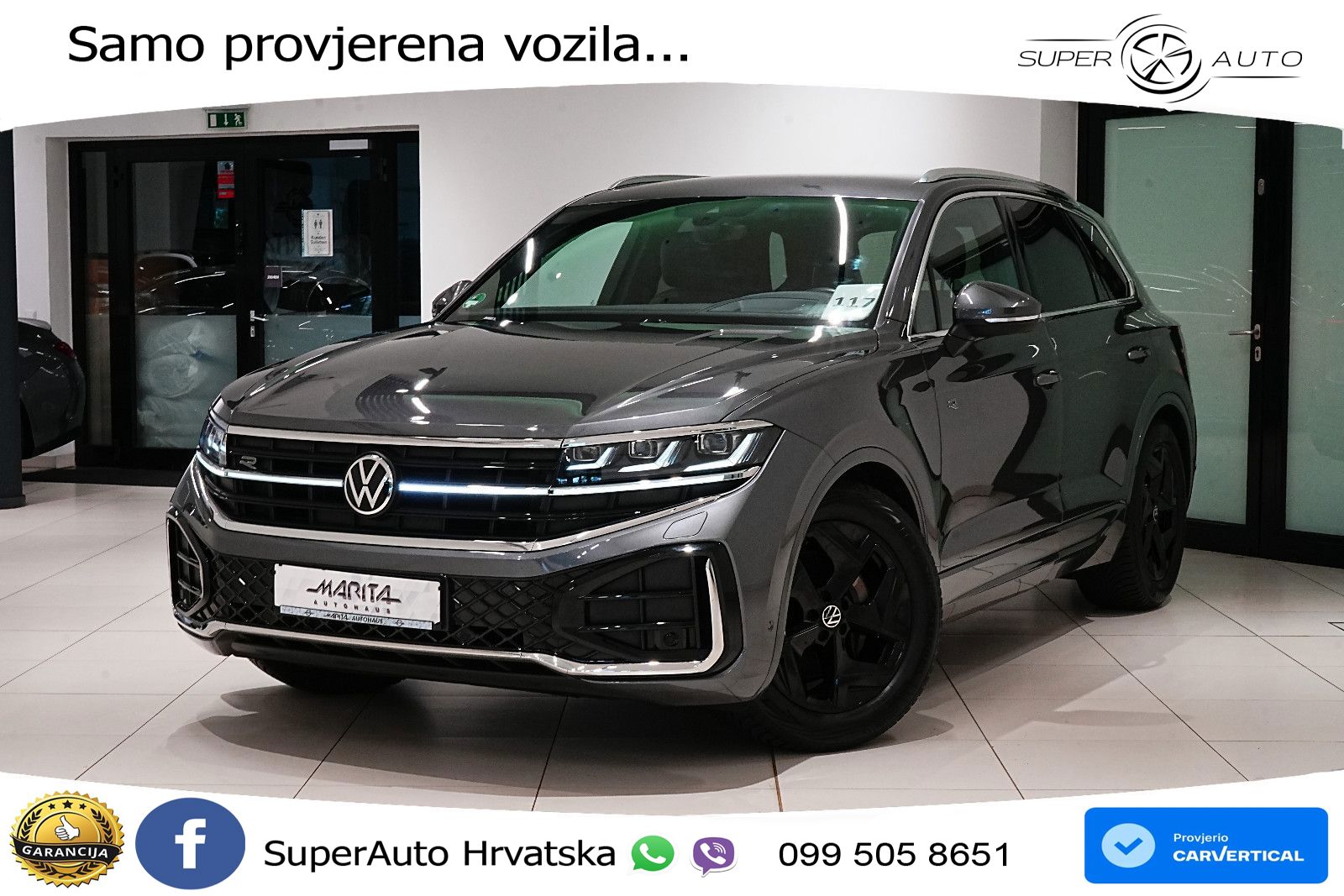 Volkswagen Touareg 3.0 V6 TDI (231 KS) 4MOTION Tiptronic ZRAČNI+ACC+4xGR SJED+KAM